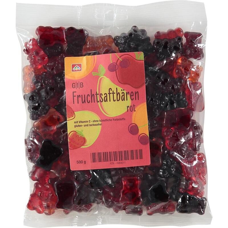GIB Fruchtsaftbären groß rot