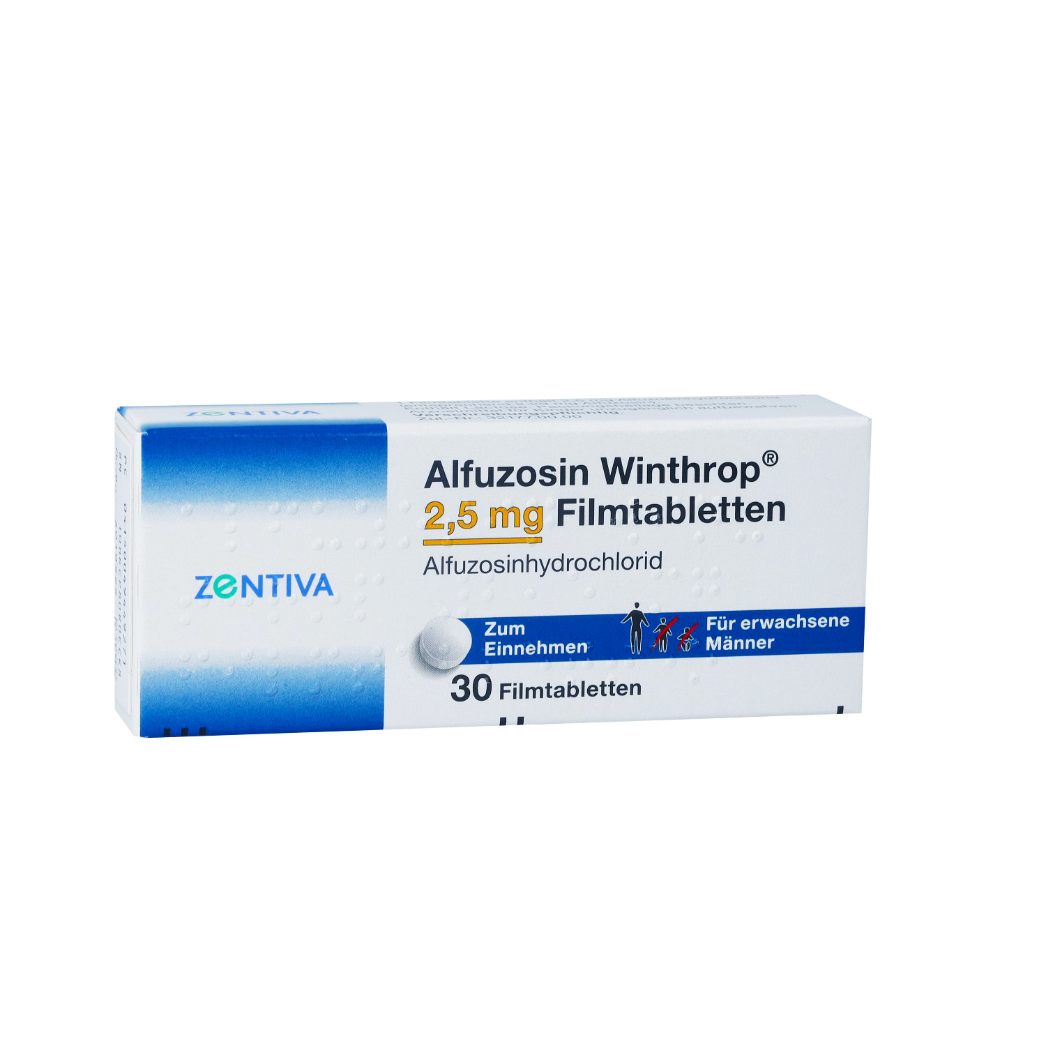 ALFUZOSIN Winthrop 2,5 mg Filmtabletten