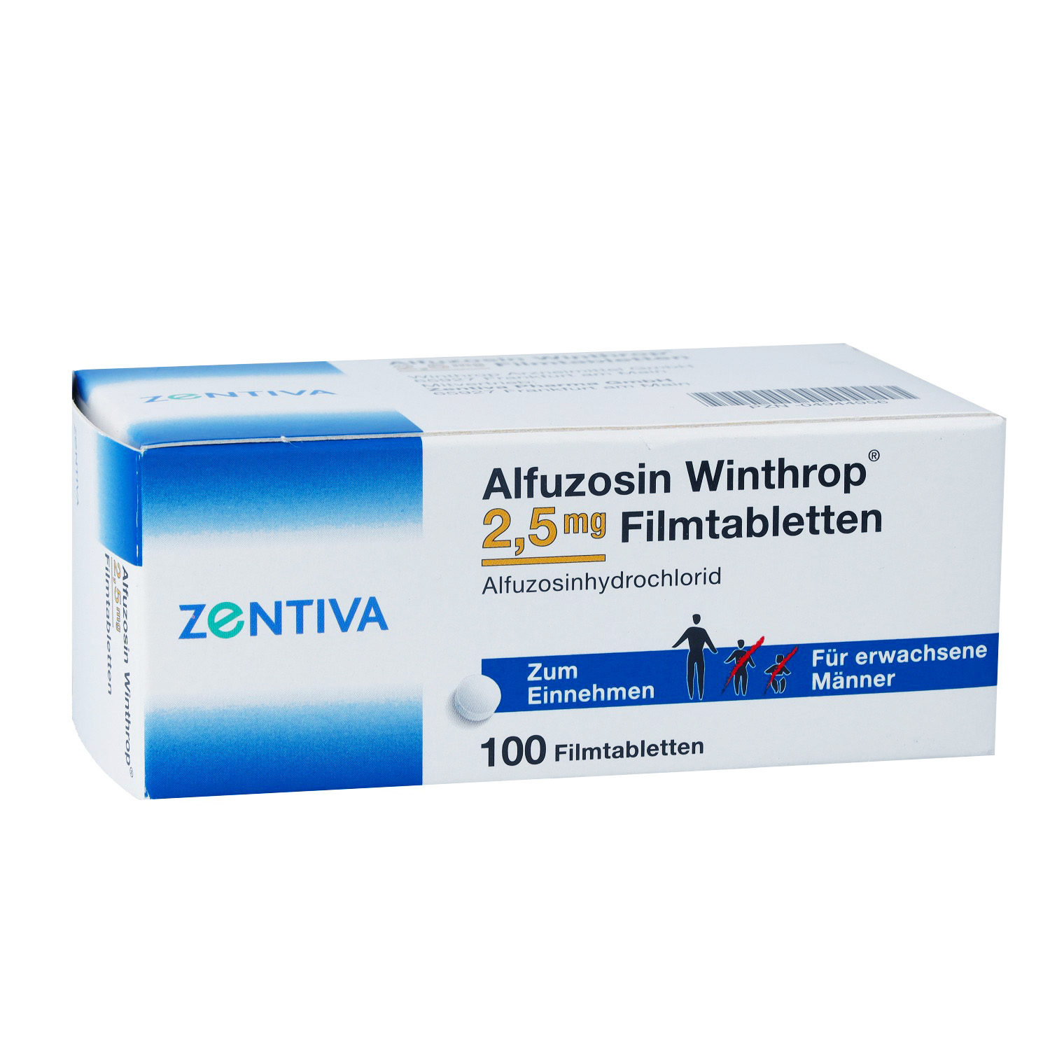 ALFUZOSIN Winthrop 2,5 mg Filmtabletten