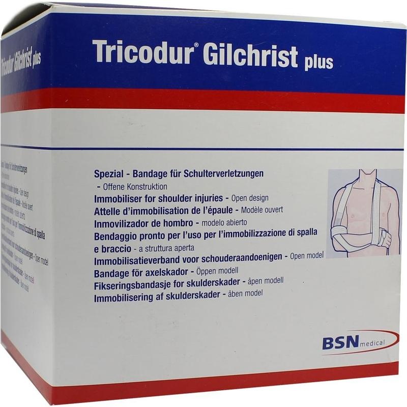TRICODUR Gilchrist Plus Bandage Gr.M blau