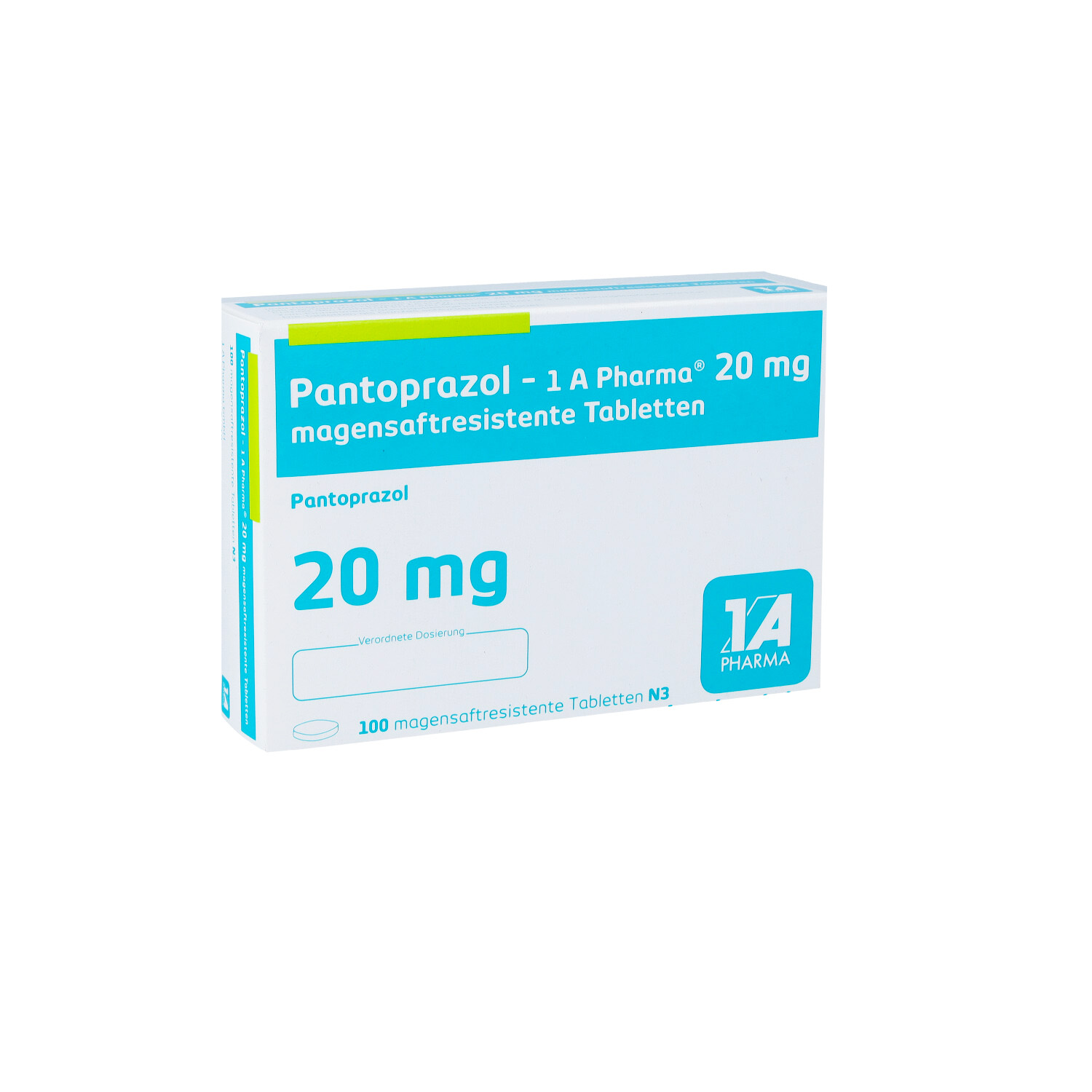 PANTOPRAZOL-1A Pharma 20 mg magensaftres.Tabletten