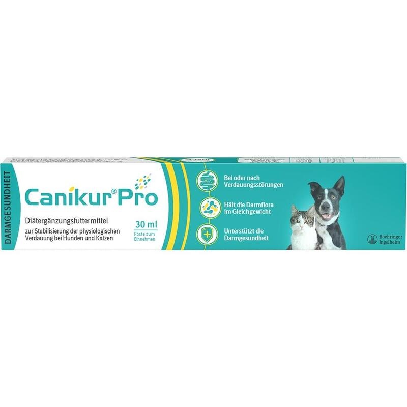 Canikur Pro – Pro- & präbiotische Paste für die Darmflora (Hund & Katze)