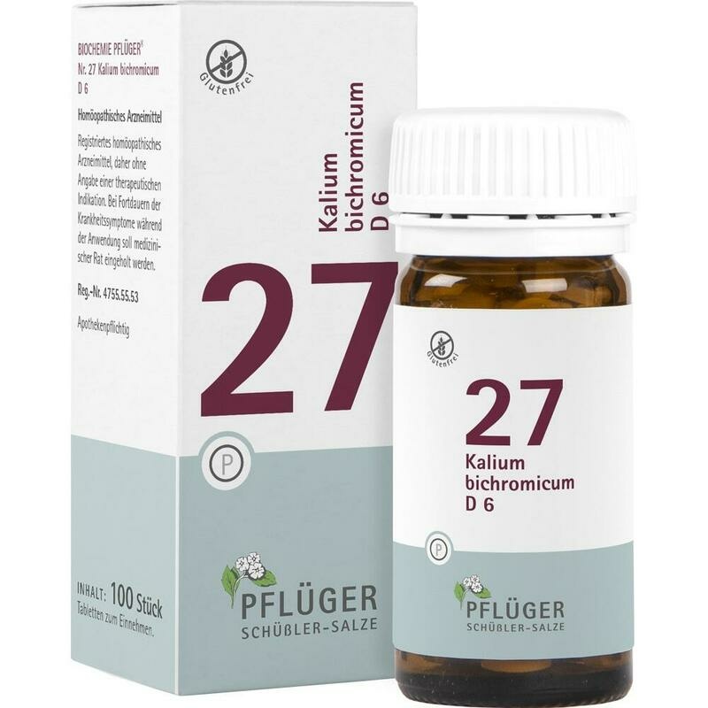 BIOCHEMIE Pflüger 27 Kalium bichromicum D 6 Tabl.