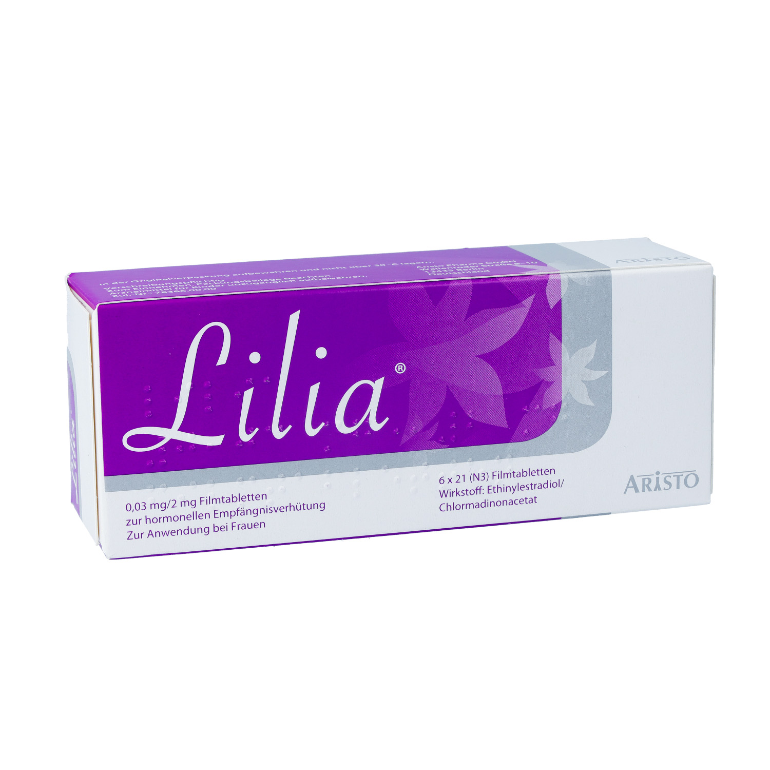 LILIA 0,03 mg/2 mg Filmtabletten
