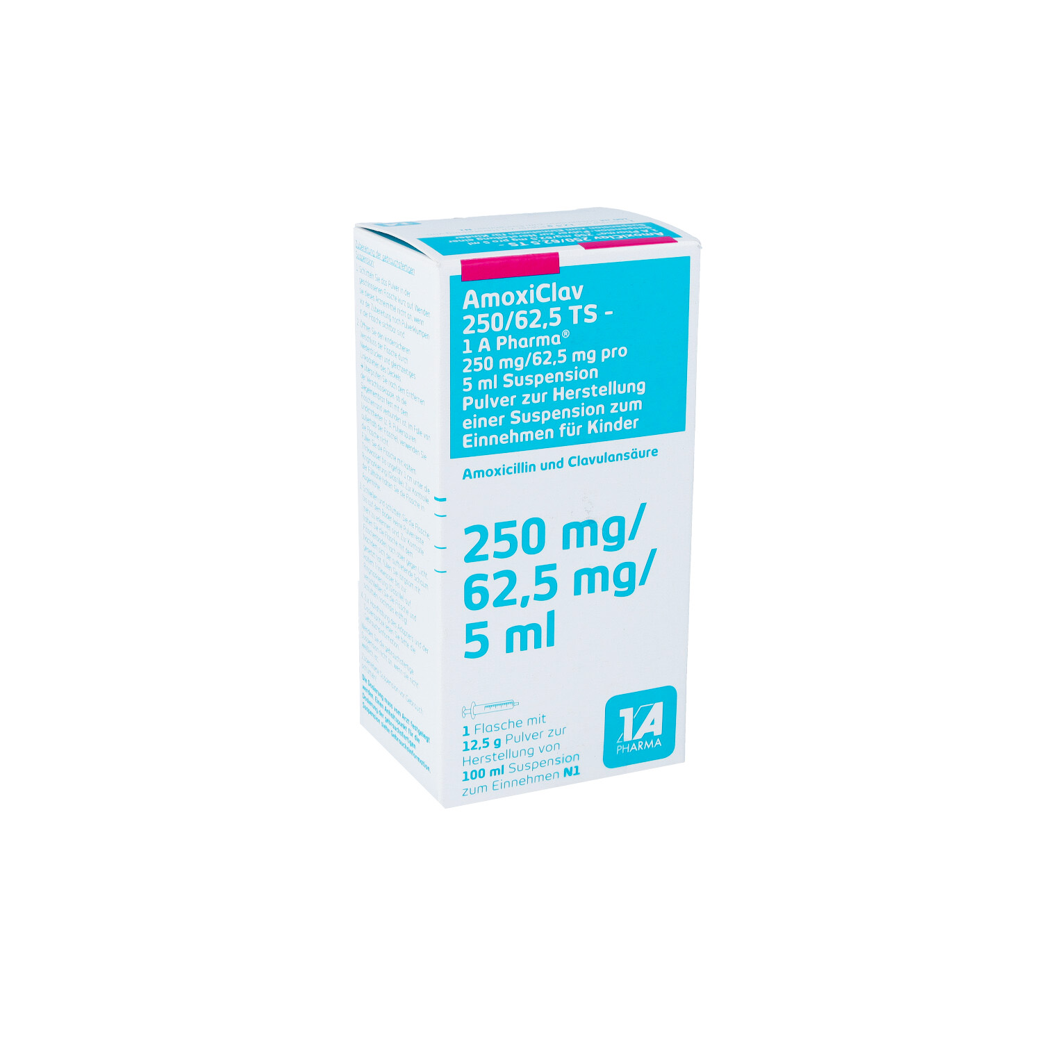 AMOXICLAV 250/62,5 TS-1A Pharma P.H.Susp.z.Einn.