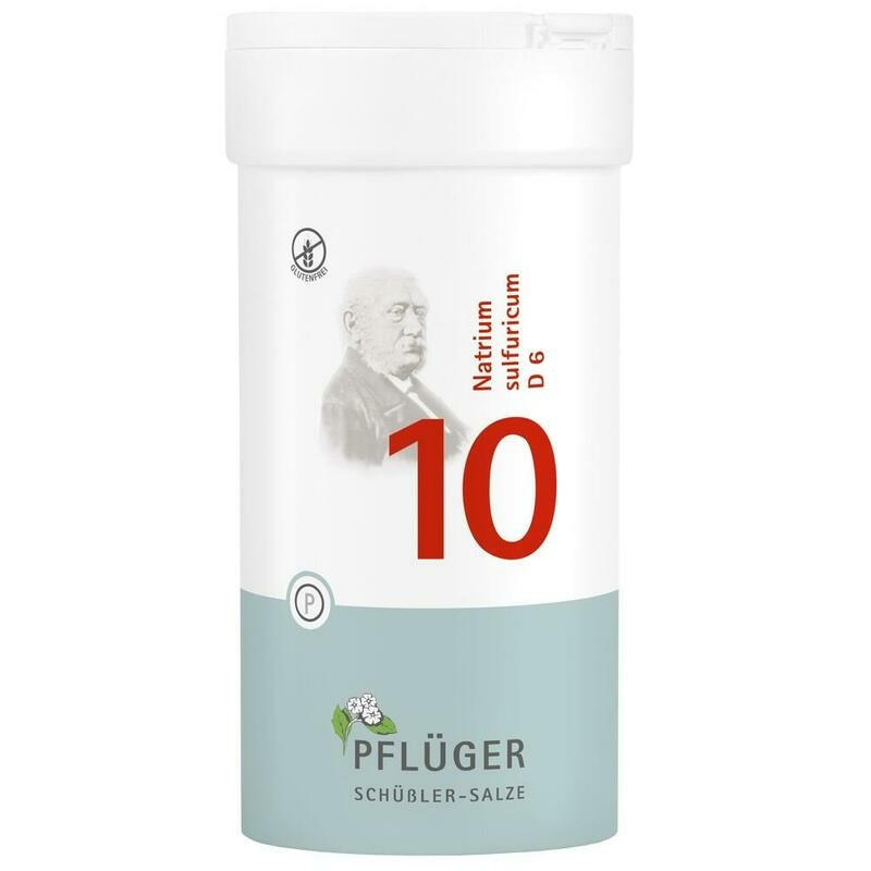 BIOCHEMIE Pflüger 10 Natrium sulfuricum D 6 Tabl.