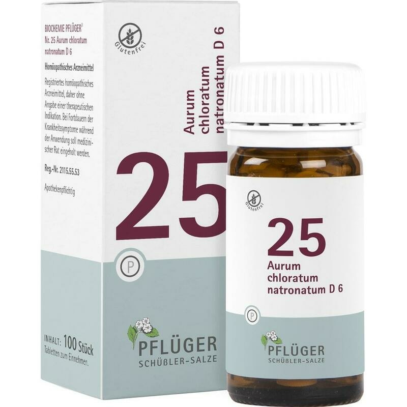 BIOCHEMIE Pflüger 25 Aurum chlorat.natron.D 6 Tab.