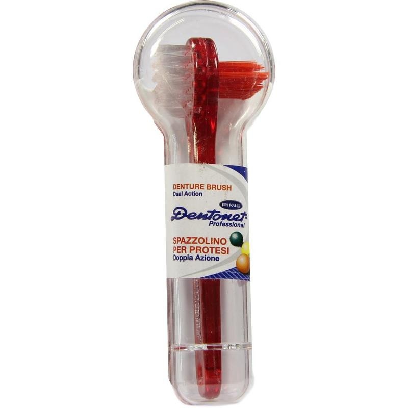 PROTHESENBÜRSTE Dentonet klein+Reisebox