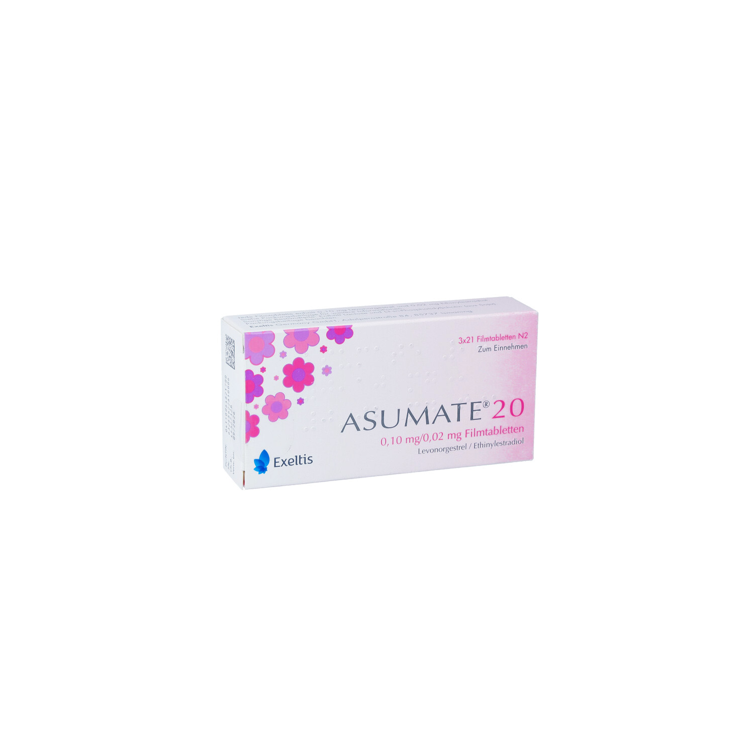 ASUMATE 20 0,1 mg/0,02 mg Filmtabletten