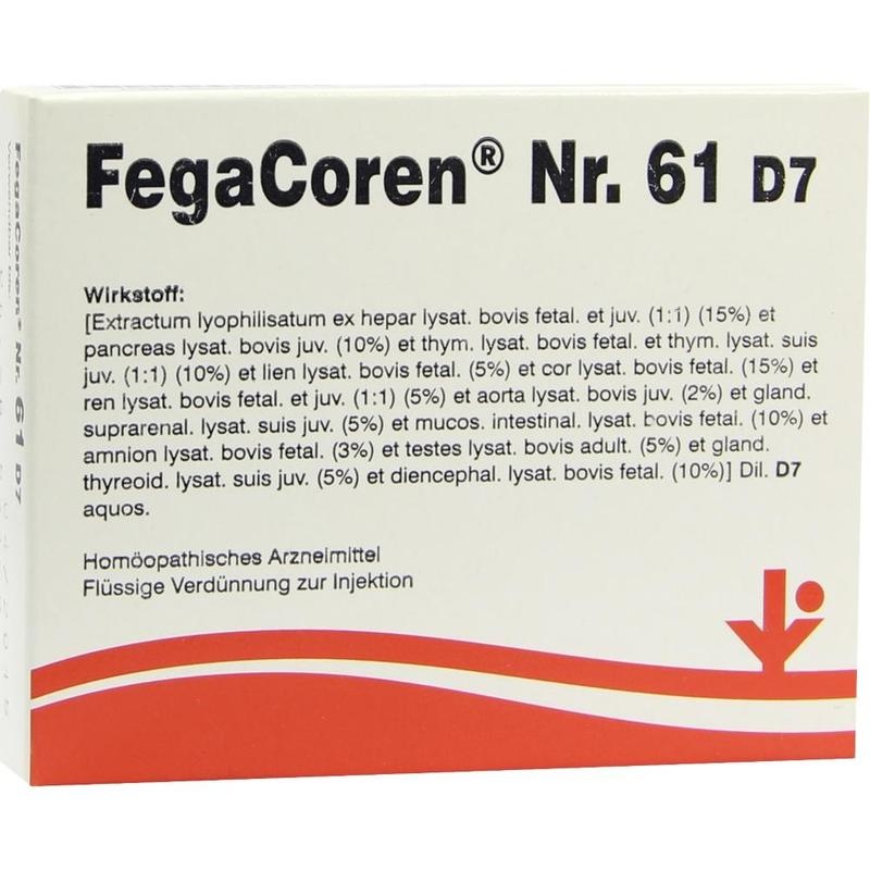 FEGACOREN Nr.61 D 7 Ampullen