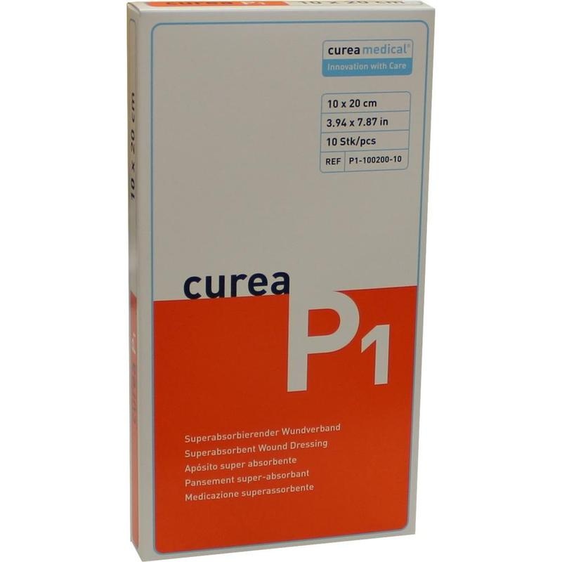CUREA P1 superabsorb.Wundauflage 10x20 cm