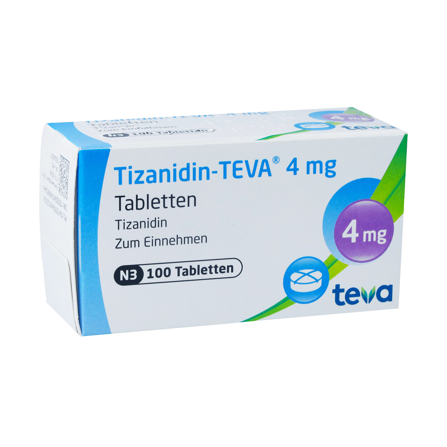 TIZANIDIN Teva 4 mg Tabletten
