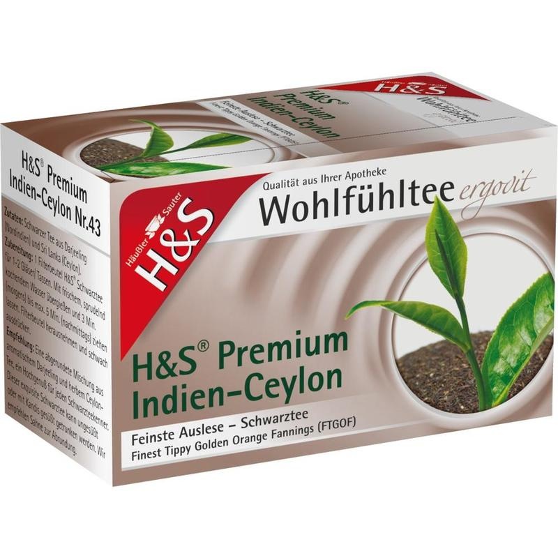 H&S Schwarztee Premium Indien-Ceylon Filterbeutel