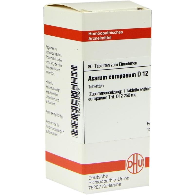 ASARUM EUROPAEUM D 12 Tabletten