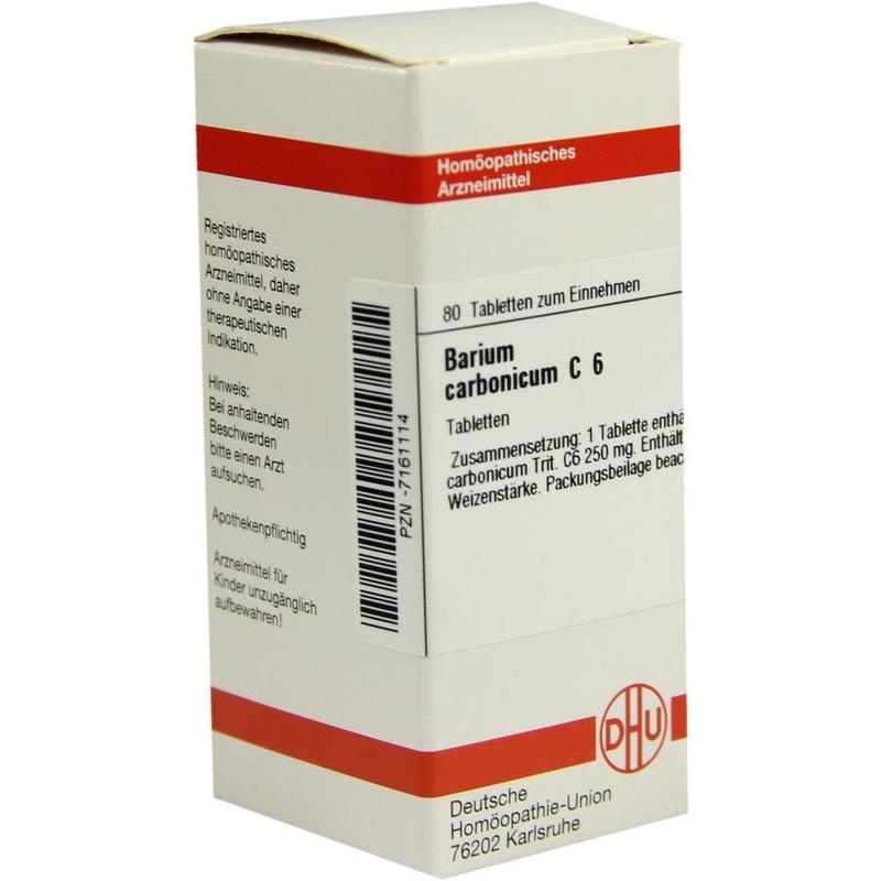 BARIUM CARBONICUM C 6 Tabletten