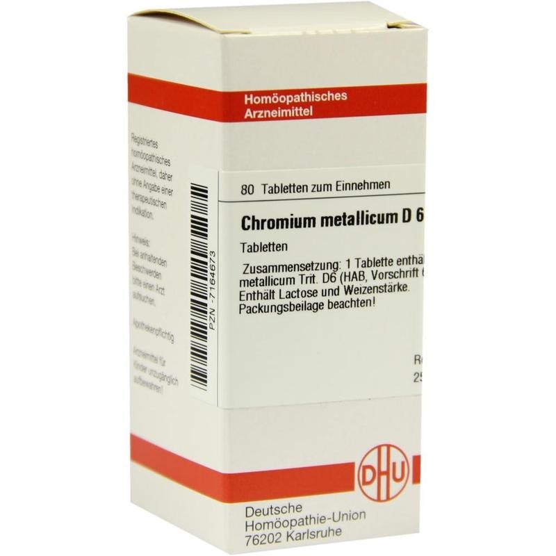 CHROMIUM METALLICUM D 6 Tabletten