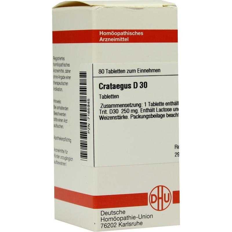 CRATAEGUS D 30 Tabletten