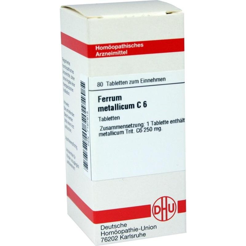 FERRUM METALLICUM C 6 Tabletten