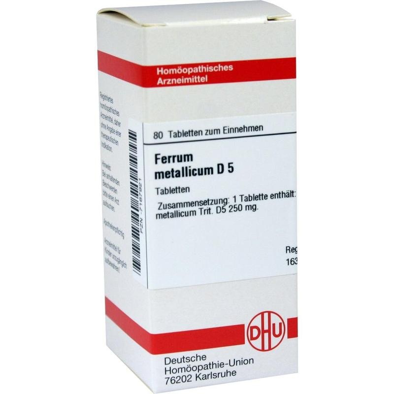 FERRUM METALLICUM D 5 Tabletten