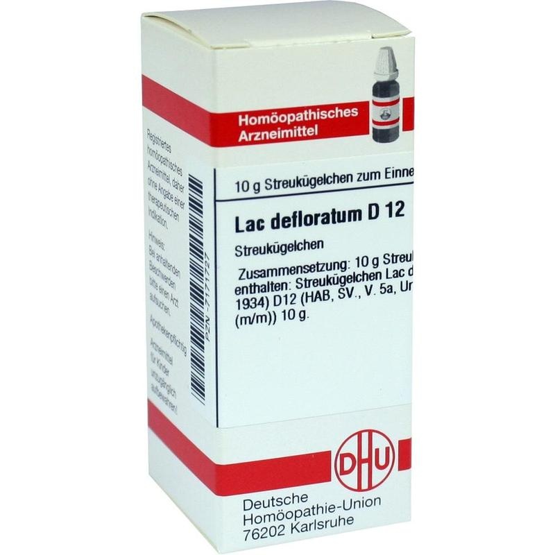 LAC DEFLORATUM D 12 Globuli