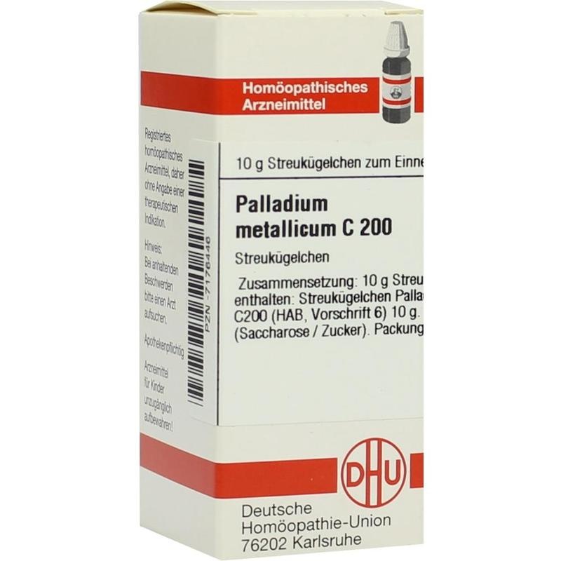 PALLADIUM METALLICUM C 200 Globuli