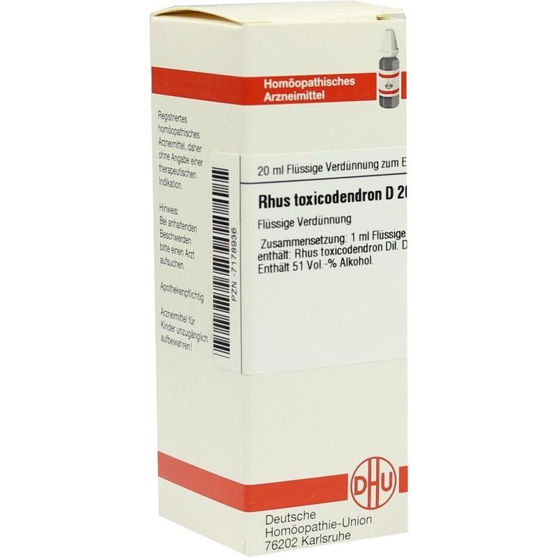 RHUS TOXICODENDRON D 200 Dilution