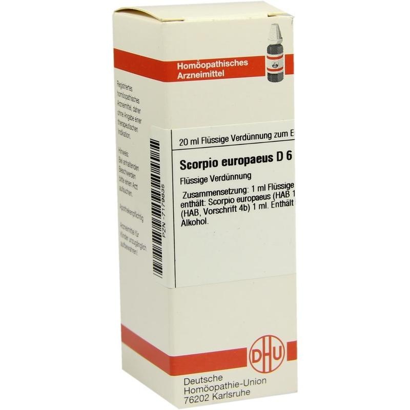SCORPIO EUROPAEUS D 6 Dilution