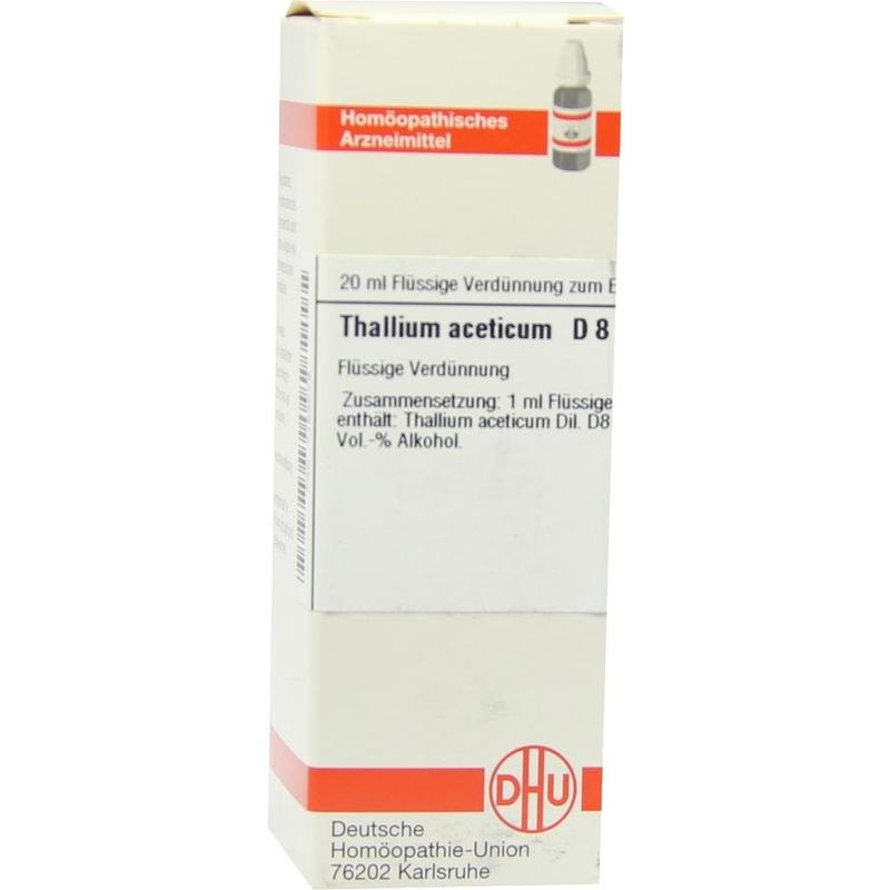 THALLIUM ACETICUM D 8 Dilution