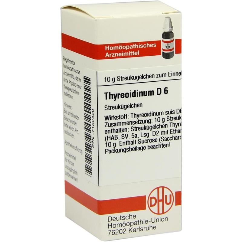 THYREOIDINUM D 6 Globuli