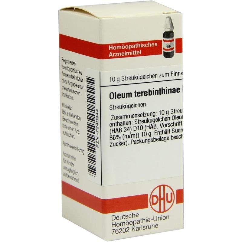 OLEUM TEREBINTHINAE D 10 Globuli