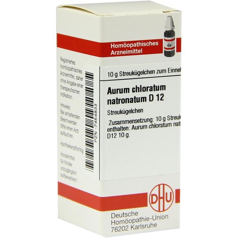 AURUM CHLORATUM NATRONATUM D 12 Globuli