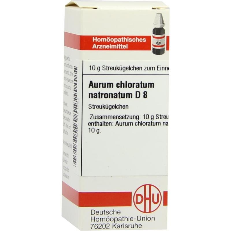 AURUM CHLORATUM NATRONATUM D 8 Globuli