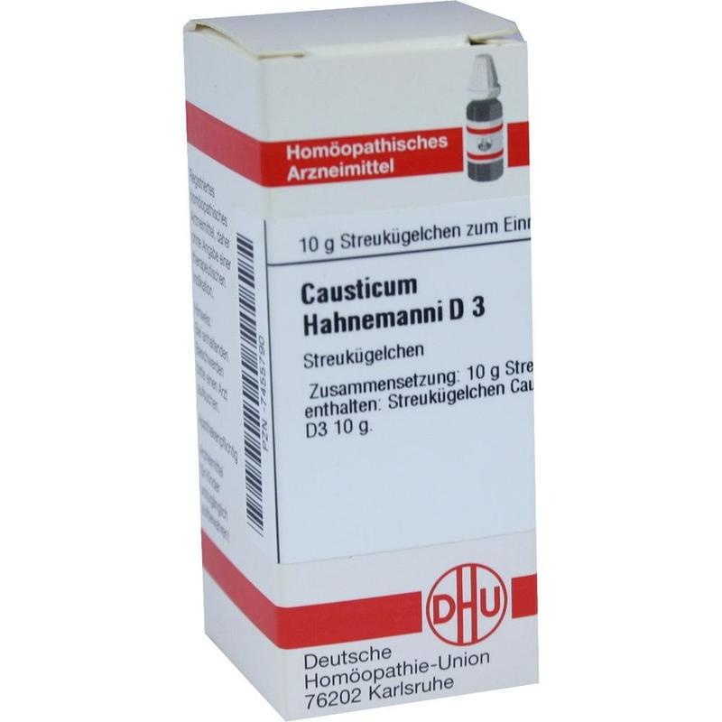CAUSTICUM HAHNEMANNI D 3 Globuli