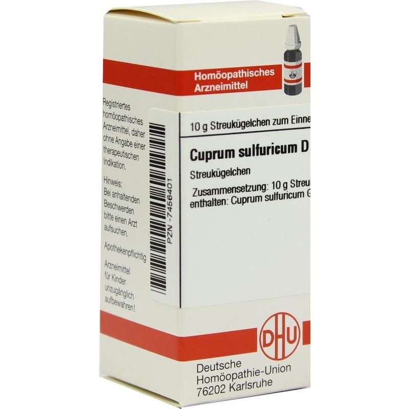 CUPRUM SULFURICUM D 12 Globuli