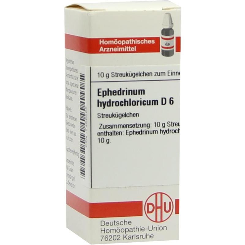 EPHEDRINUM hydrochloricum D 6 Globuli