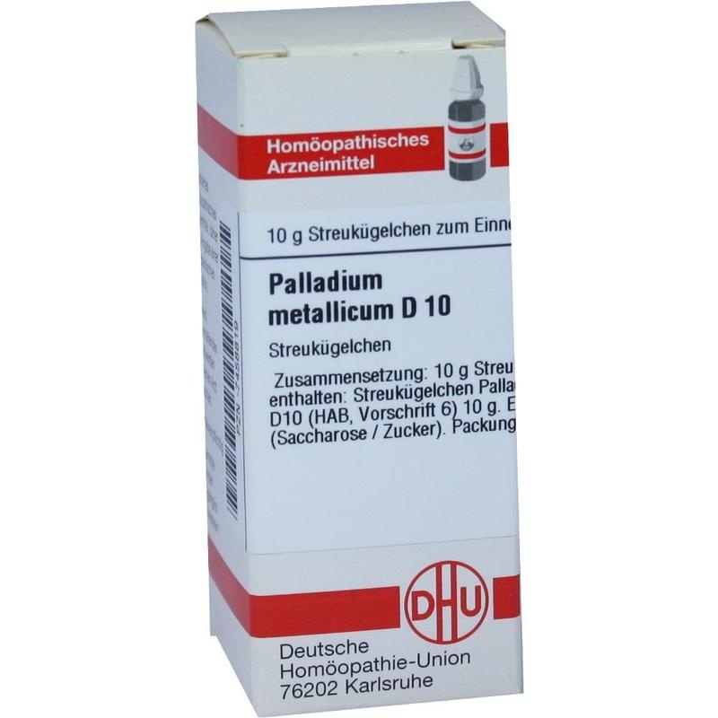 PALLADIUM METALLICUM D 10 Globuli