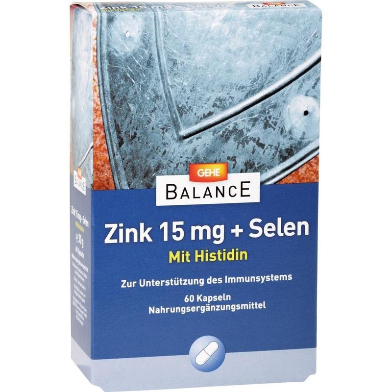 GEHE BALANCE Zink 15 mg+Selen Kapseln