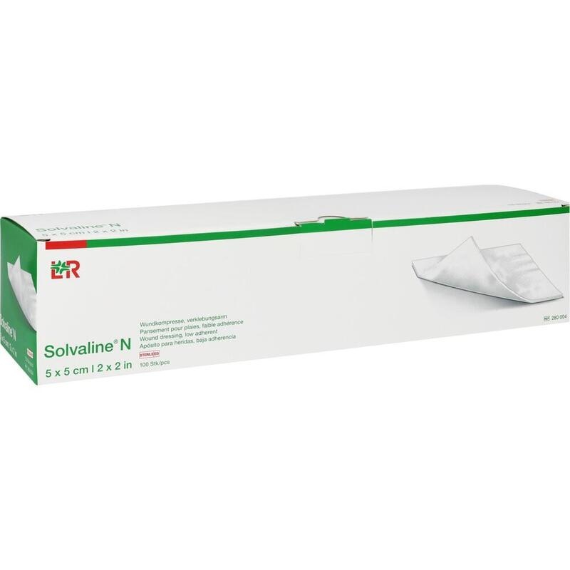 SOLVALINE N Kompressen 5x5 cm steril