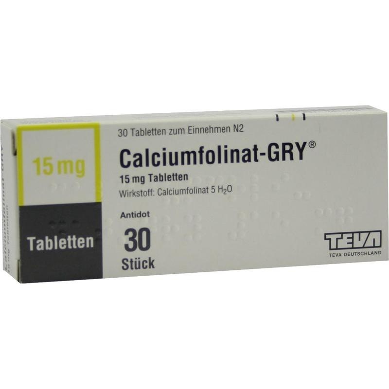 CALCIUMFOLINAT GRY 15 Tabletten
