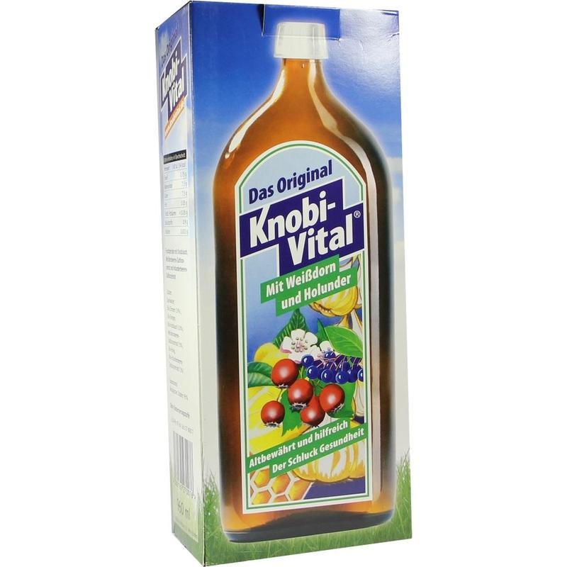 KNOBIVITAL mit Weißdorn und Holunder