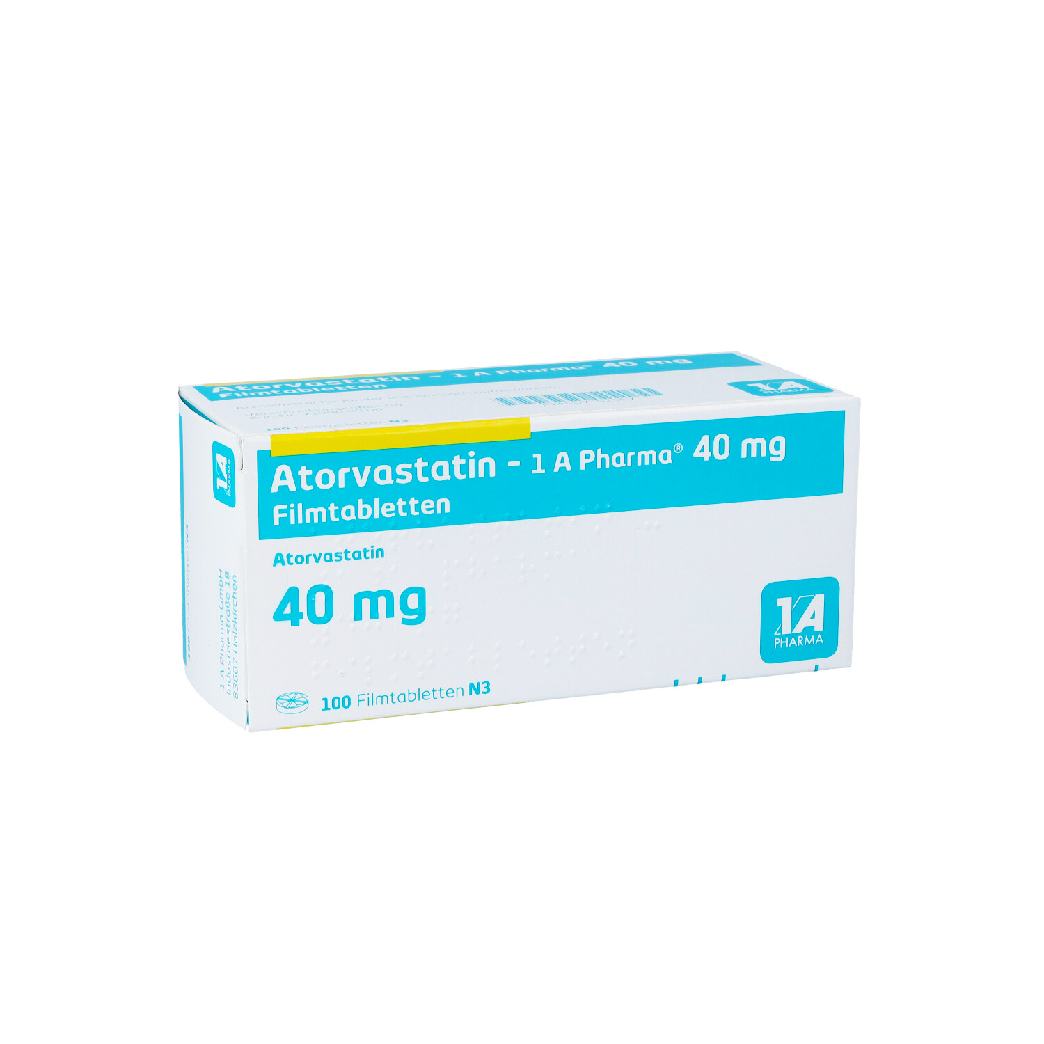 ATORVASTATIN-1A Pharma 40 mg Filmtabletten