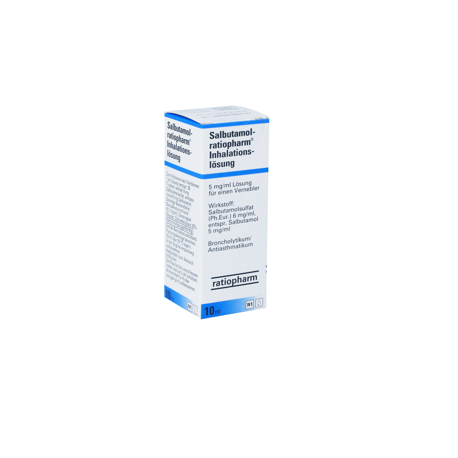 SALBUTAMOL-ratiopharm Lösung f.e.Vernebler