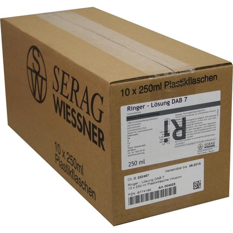 RINGER LÖSUNG DAB 7 Plastik