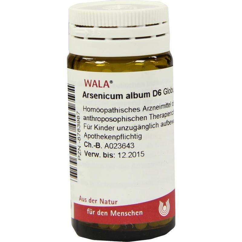 ARSENICUM ALBUM D 6 Globuli