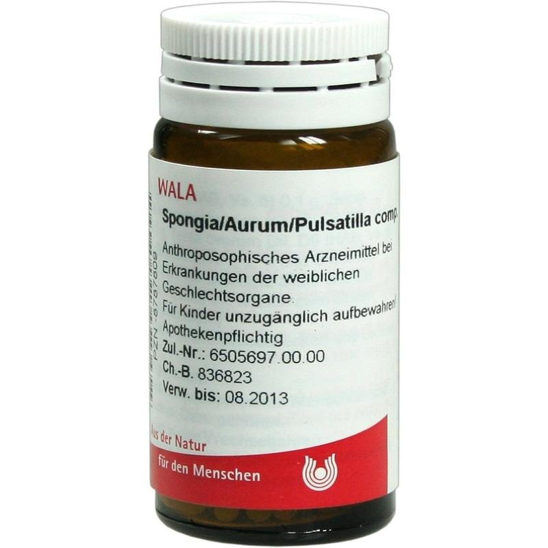 SPONGIA/AURUM/Pulsatilla comp.Globuli
