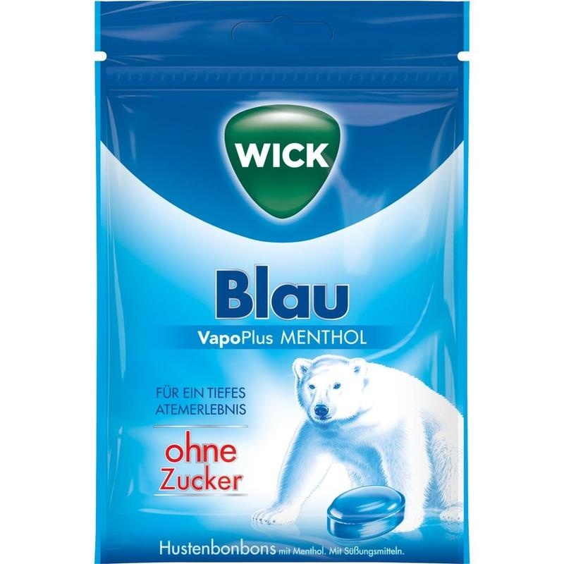 WICK BLAU Bonbons o.Zucker