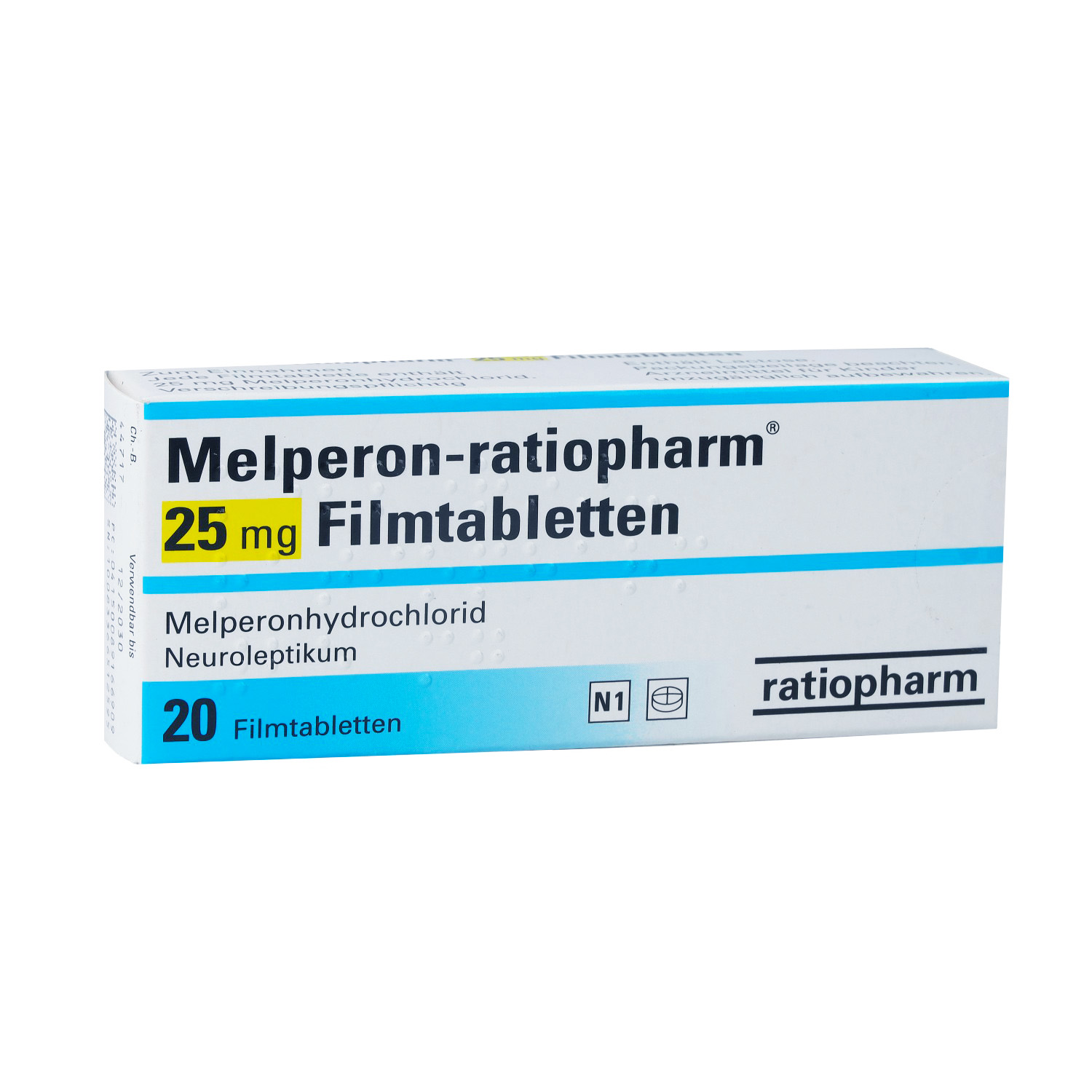 MELPERON-ratiopharm 25 mg Filmtabletten
