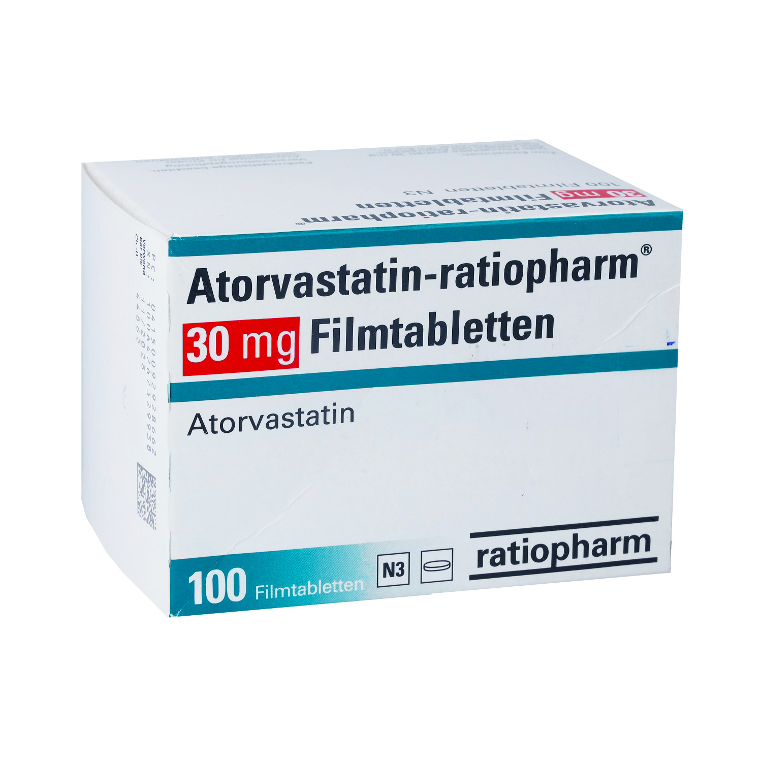 ATORVASTATIN-ratiopharm 30 mg Filmtabletten