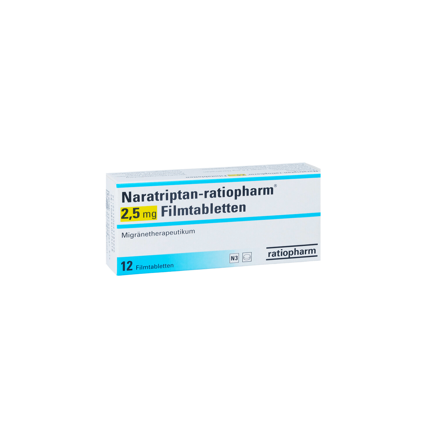 NARATRIPTAN-ratiopharm 2,5 mg Filmtabletten