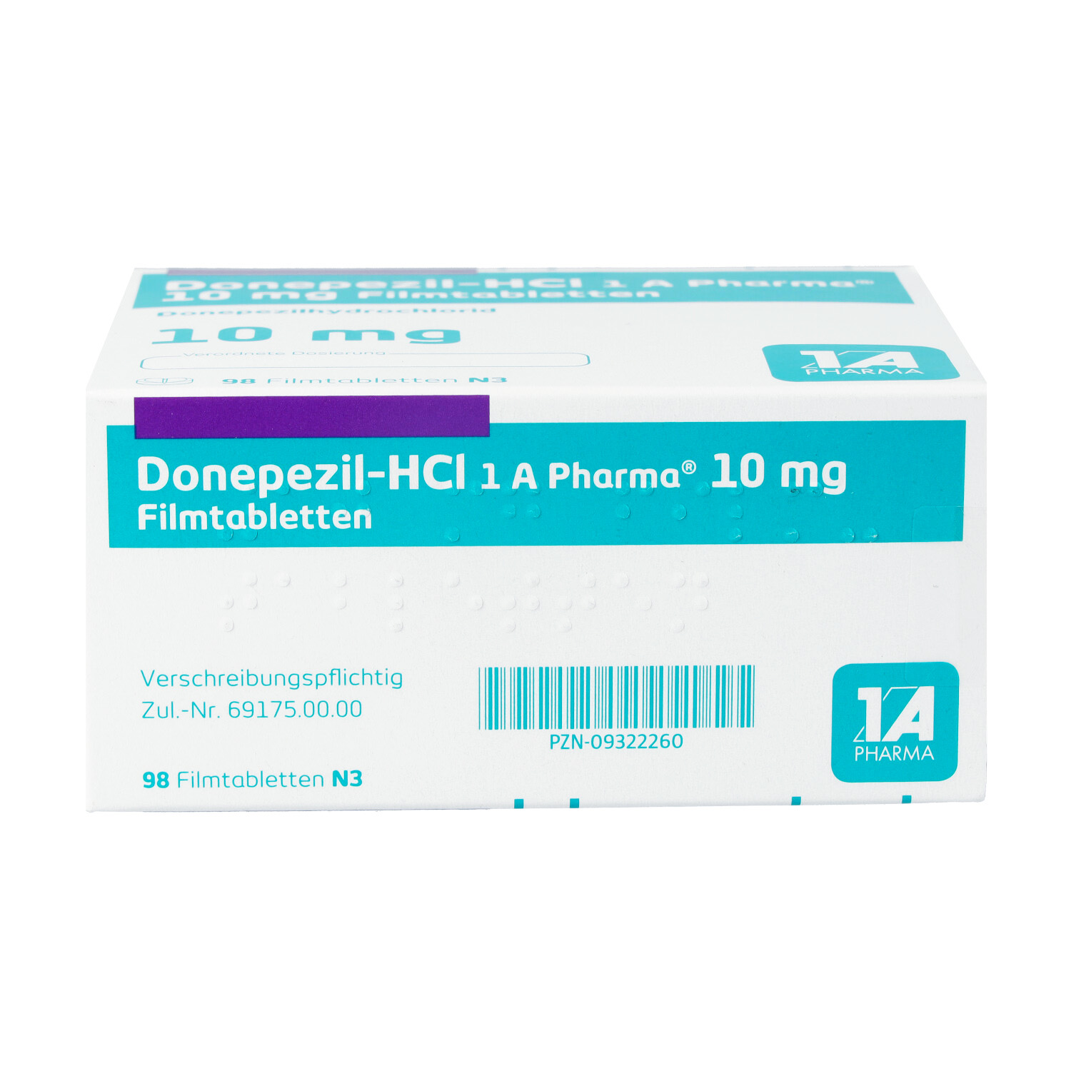 DONEPEZIL-HCL-1A Pharma 10 mg Filmtabletten